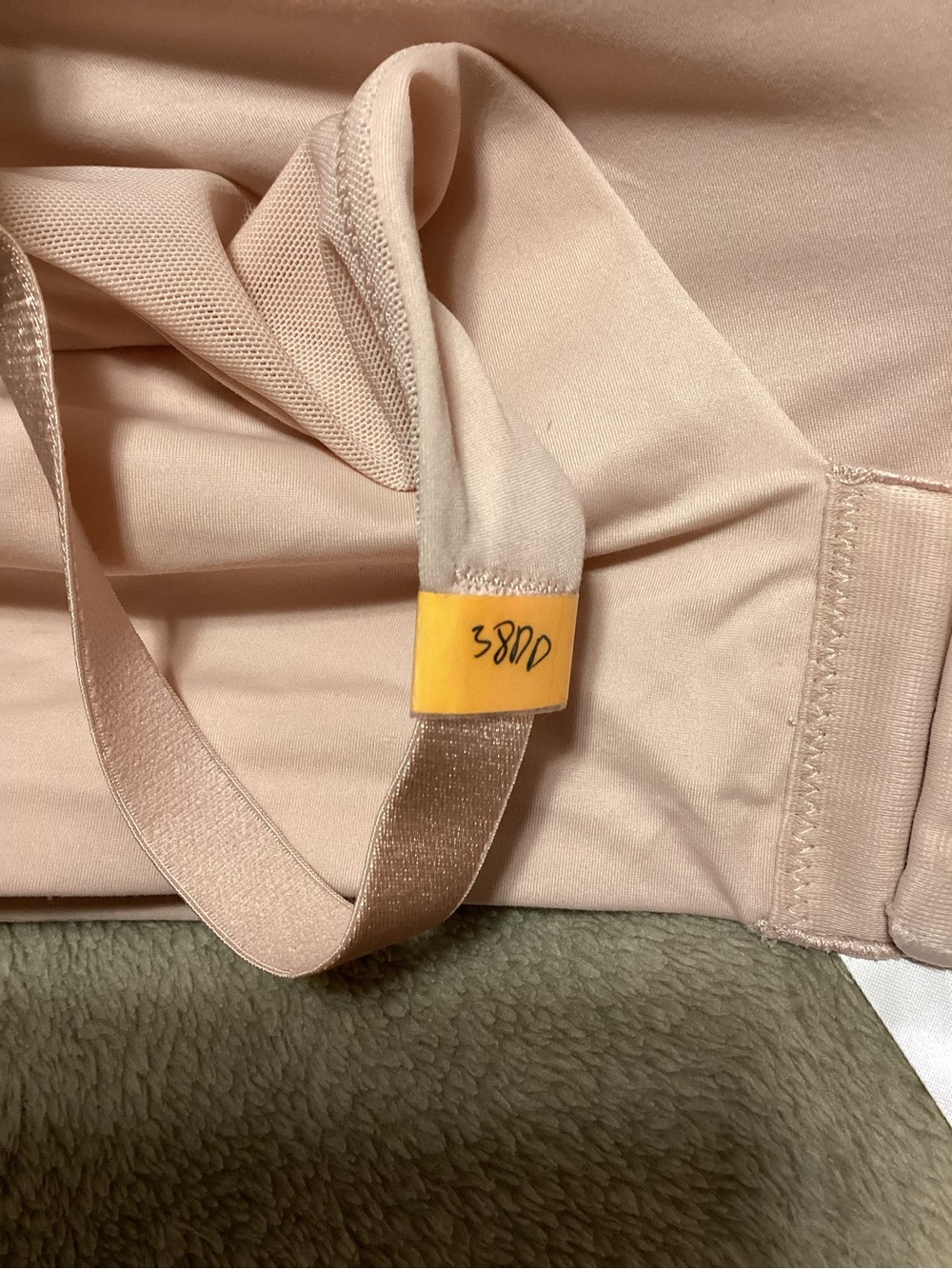 Torrid Light Tan Seamless T-Shirt Bra, wireless, NWT, size 38DD - Picture 4 of 5